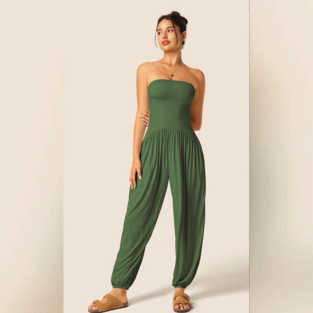 NWT Halara Jumpsuit Verdant Green sz Large